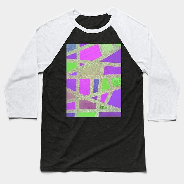 Neon Glitter Baseball T-Shirt by Styska